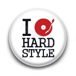 Badge I love Hard style