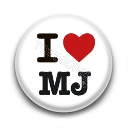 Badge I Love MJ