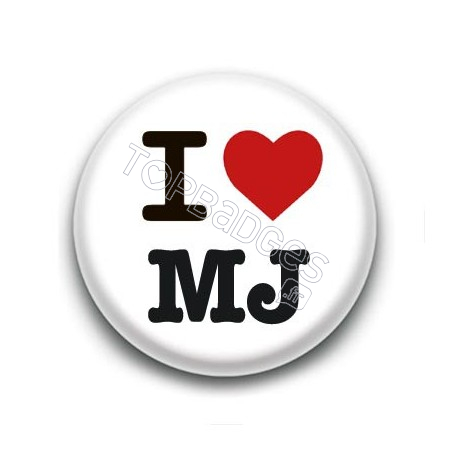 Badge I Love MJ