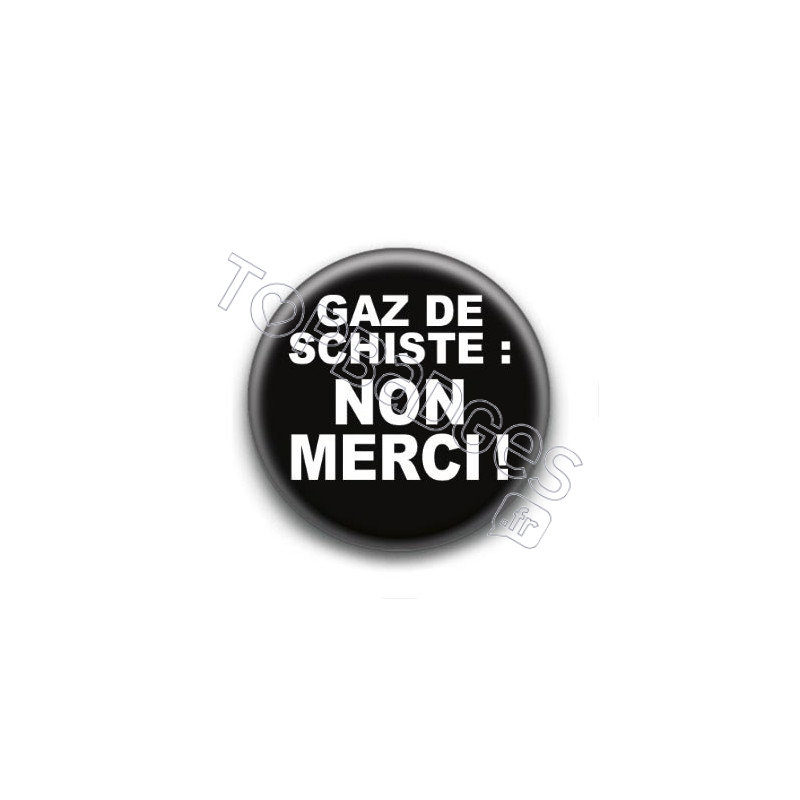 Badge Gaz de Schiste