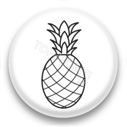 Badge Dessin d'Ananas