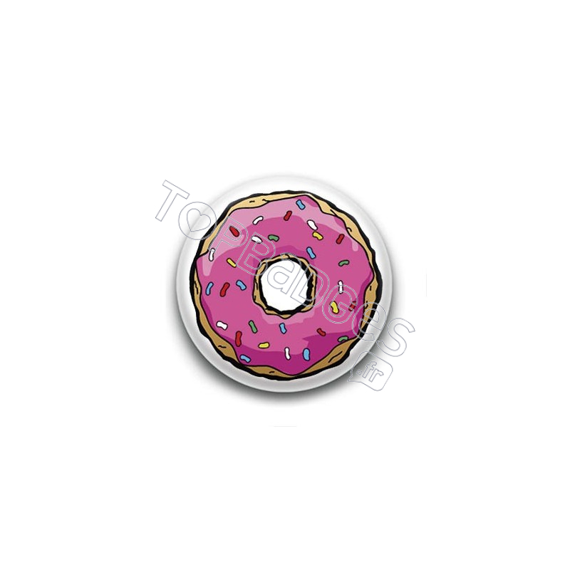 Badge Donut Simpson