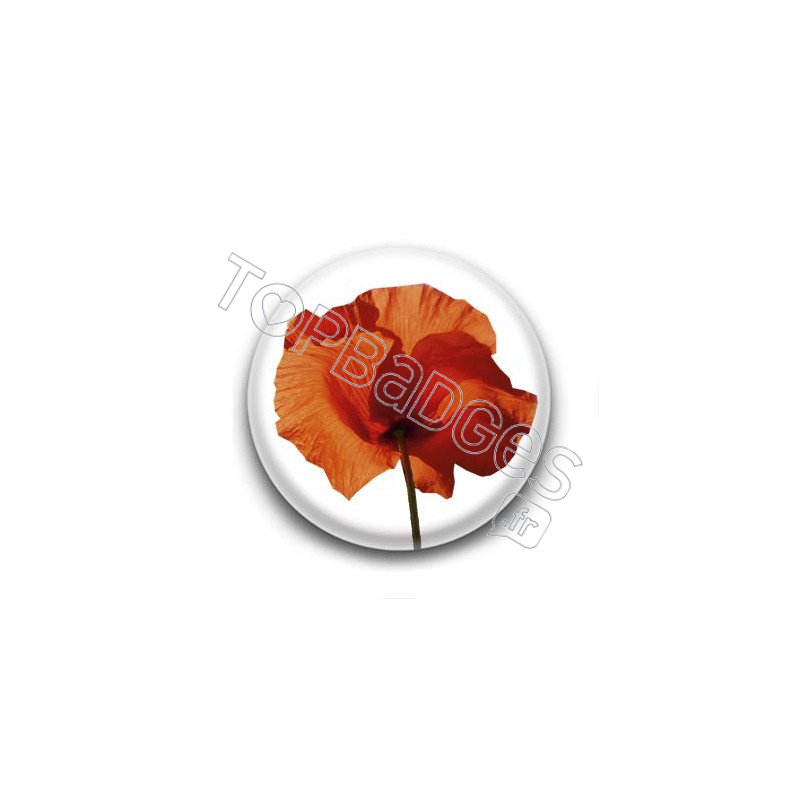 Badge Coquelicot