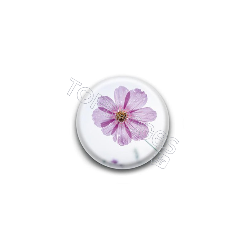 Badge Fleur Rose