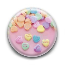 Badge Bonbons Coeurs