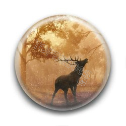 Badge Cerf Qui Brâme