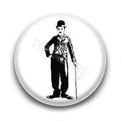 Badge : Bichromie, acteur Charlie Chaplin