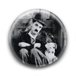 Badge : Chiot, acteur Charlie Chaplin