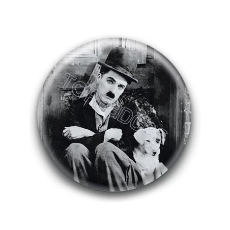 Badge : Chiot, acteur Charlie Chaplin
