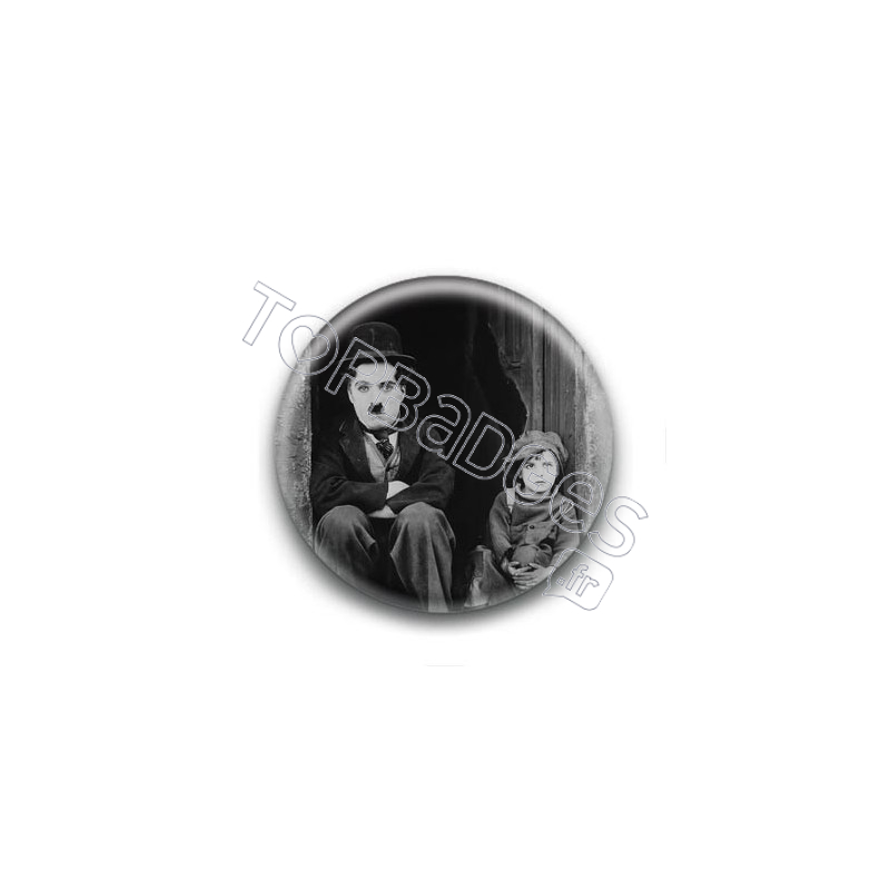 Badge : Enfant, acteur Charlie Chaplin