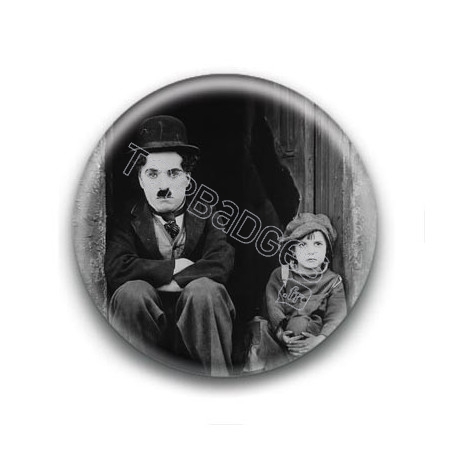 Badge : Enfant, acteur Charlie Chaplin