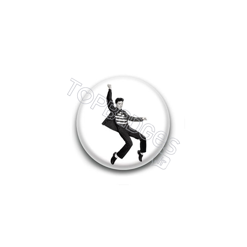 Badge : Danse, chanteur Elvis Presley