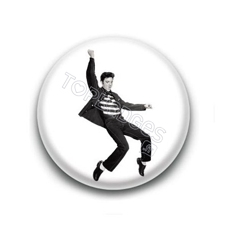 Badge : Danse, chanteur Elvis Presley