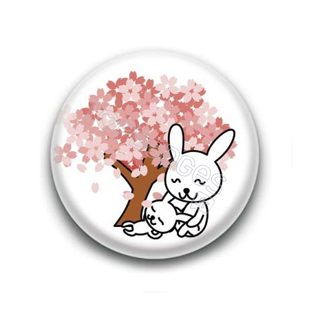 Badge : Lapins et sakuras