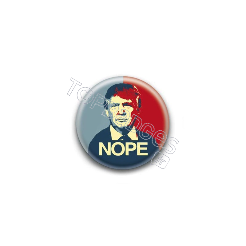 Badge Nope Trump