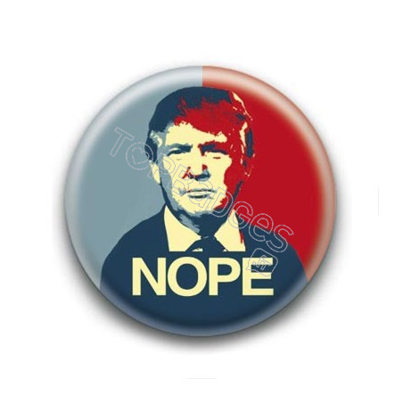 Badge Nope Trump