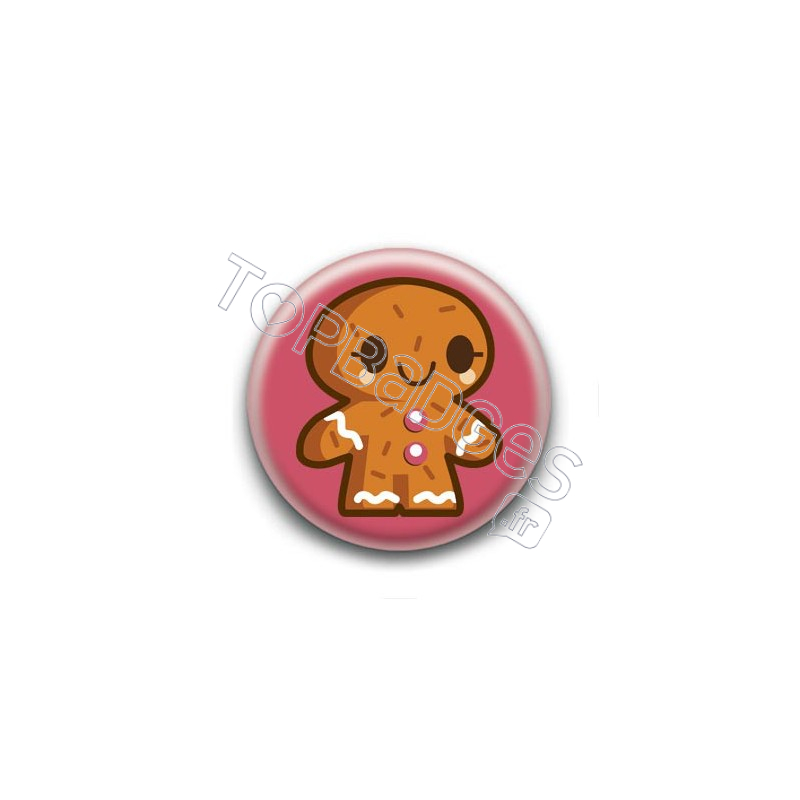 Badge Bonhomme Pain d'Epice