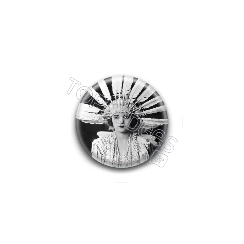 Badge : Actrice Tallulah Bankhead