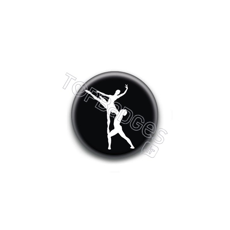 Badge Couple de Danse Classique