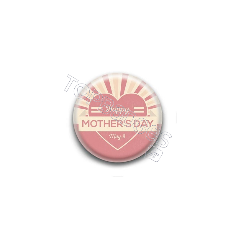 Badge Happy Mother's Day 8 May