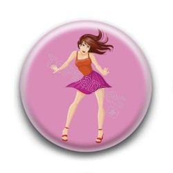 Badge Femme Dansant