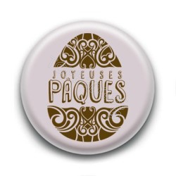 Badge : Joyeuses Pâques, oeuf