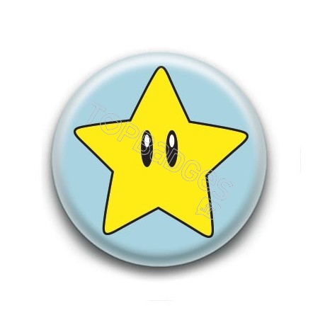 Badge Cute Etoile de Mario