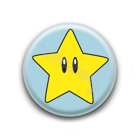 Badge Cute Etoile de Mario