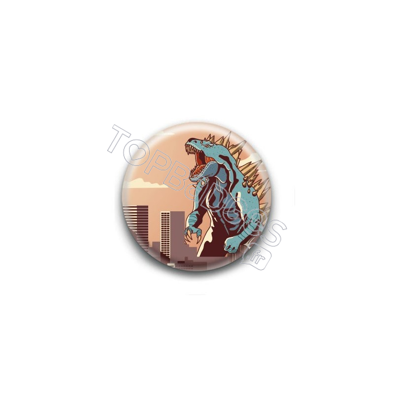 Badge : Godzilla en ville