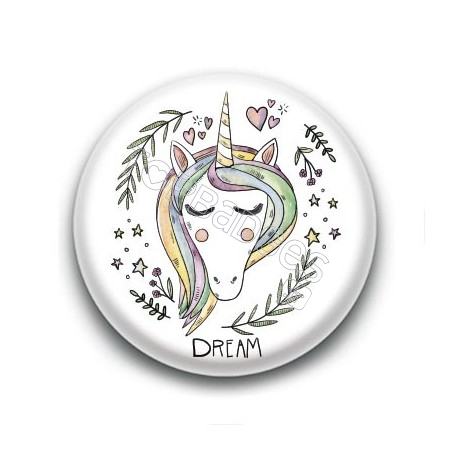 Badge Licorne Dream