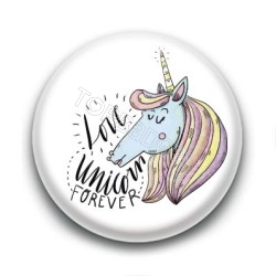 Badge Love Unicorn Forever