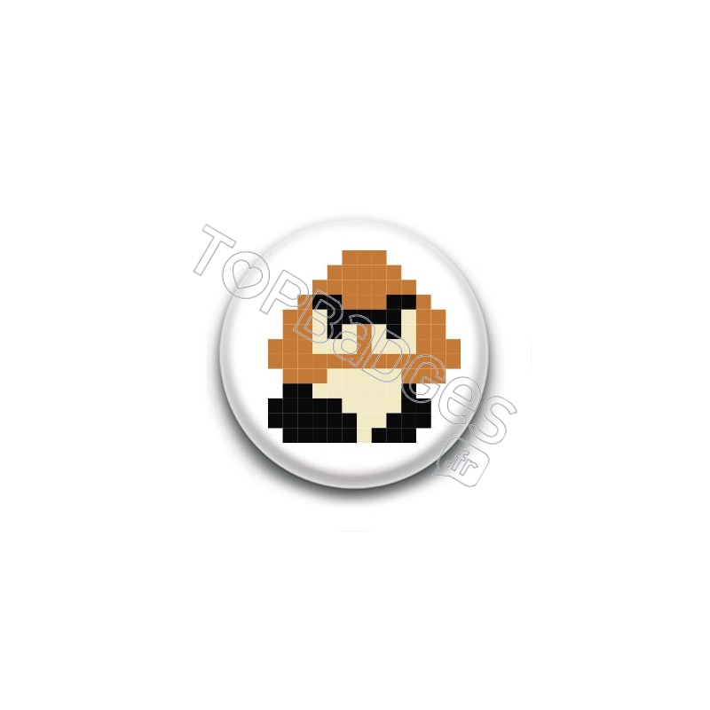 Badge Goomba 8 Bit