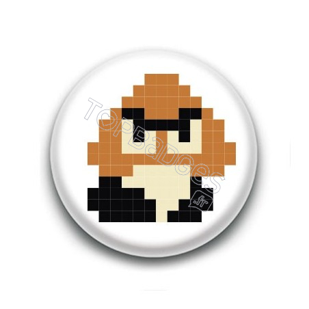 Badge Goomba 8 Bit