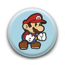 Badge Cute Mario