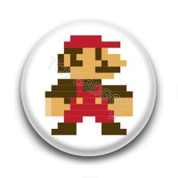 Badge Mario Color 8 Bit