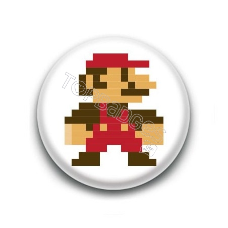 Badge Mario Color 8 Bit