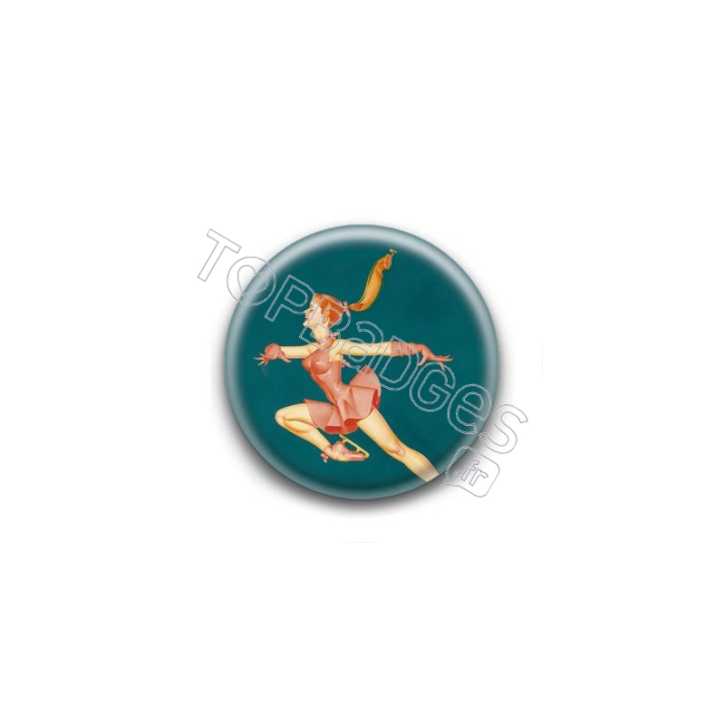 Badge Patinage Artistique