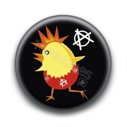Badge Poussin Anarchiste