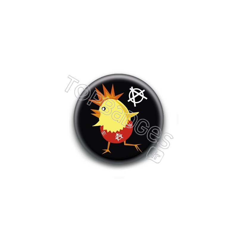 Badge Poussin Anarchiste