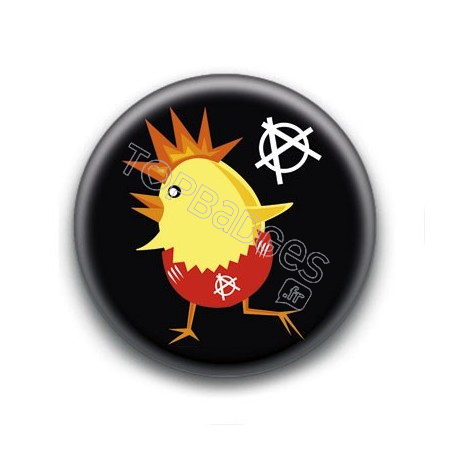 Badge Poussin Anarchiste