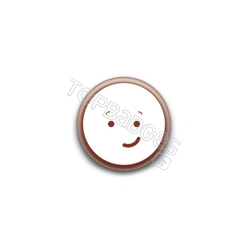 Badge : Cute smiley sourit
