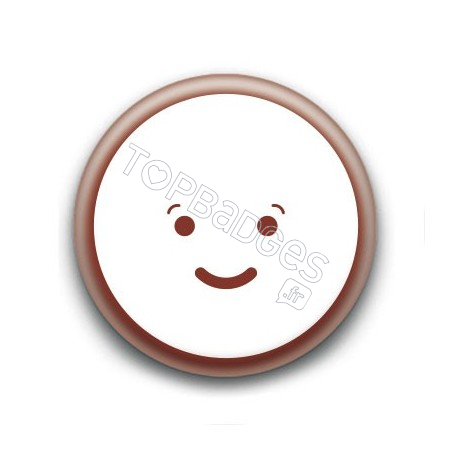 Badge : Cute smiley