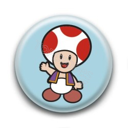 Badge Cute Toad