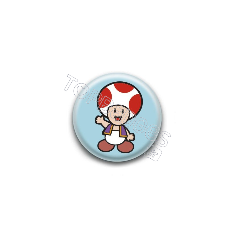 Badge Cute Toad