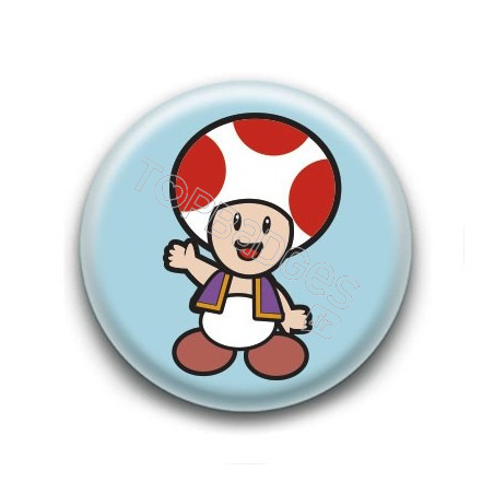 Badge Cute Toad