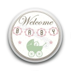 Badge Welcome Baby 2