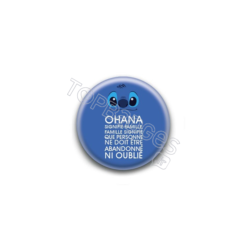 Badge Ohana Stitch