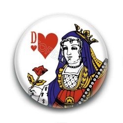 Badge Dame de Coeur