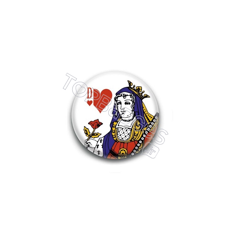 Badge Dame de Coeur