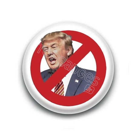 Badge Interdit à Trump